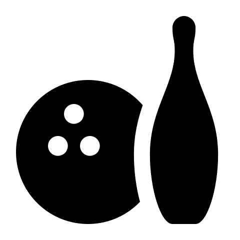 Bowling Alley Free Open-Source SVG Icon (Maki)