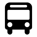 Bus Transportation Vehicle Free Open-Source SVG Icon