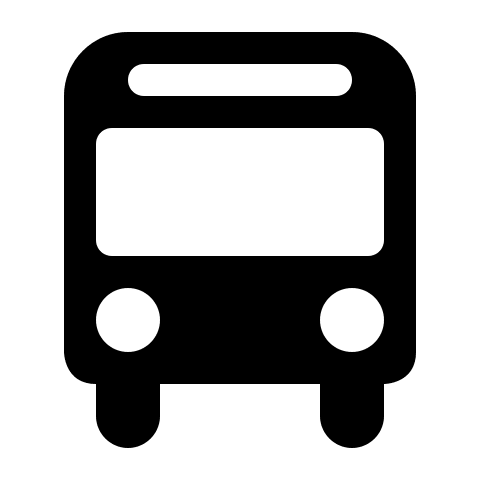 Bus Transportation Vehicle Free Open-Source SVG Icon (Maki)