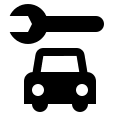 Car Repair Service (Maki) Free Open-Source SVG Icon