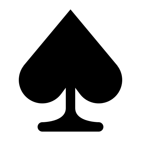 Casino Game Symbol Free Open-Source SVG Icon (Maki)