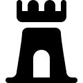 Castle Structure Free Open-Source SVG Icon