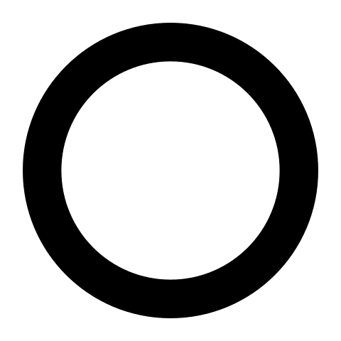 Stroked Circle (Maki) Free Open-Source SVG Icon (Maki)