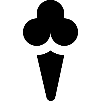 Ice Cream Cone 11 Free Open-Source SVG Icon (Maki)