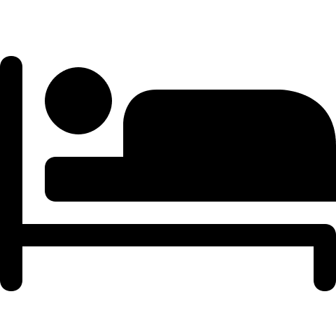 Lodging Accommodation Free Open-Source SVG Icon (Maki)