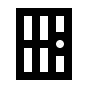 Prison Building (Maki) Free Open-Source SVG Icon