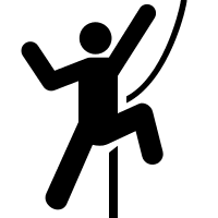 Abseiling Activity Free Open-Source SVG Icon