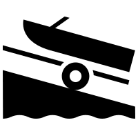 Boat Ramp Access Point Free Open-Source SVG Icon