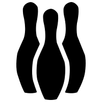 Bowling Alley Venue Free Open-Source SVG Icon