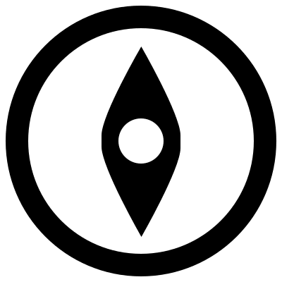 Compass Navigation Tool Free Open-Source SVG Icon (Map Icons)