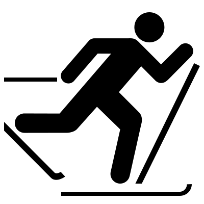 Cross Country Skiing Activity Free Open-Source SVG Icon (Map Icons)