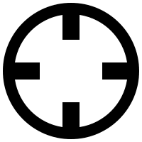 Crosshairs Target Indicator Free Open-Source SVG Icon