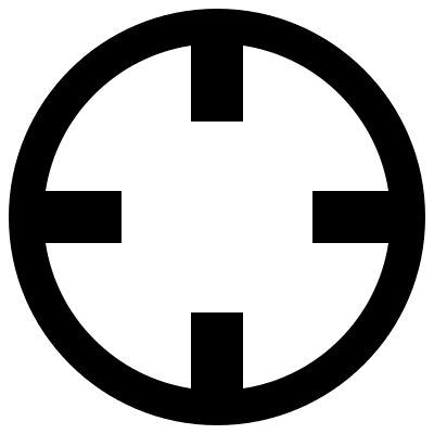 Crosshairs Target Indicator Free Open-Source SVG Icon (Map Icons)