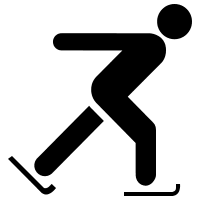 Ice Skating Activity Free Open-Source SVG Icon