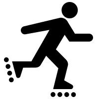 Inline Skating Activity Free Open-Source SVG Icon