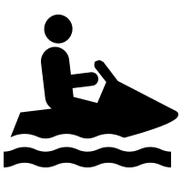 Jet Skiing Activity Free Open-Source SVG Icon