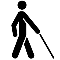 Low Vision Access Assistance Free Open-Source SVG Icon