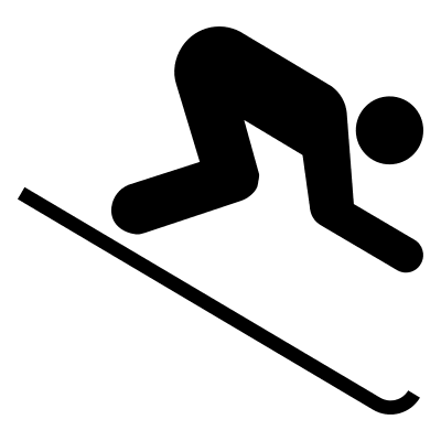 Skiing Activity Free Open-Source SVG Icon (Map Icons)