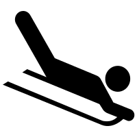 Sledding Activity Free Open-Source SVG Icon