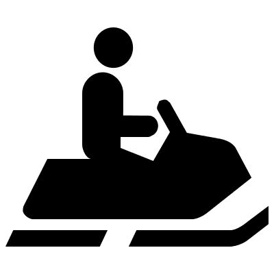 Snowmobile Vehicle Free Open-Source SVG Icon (Map Icons)