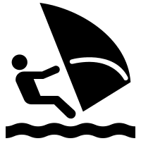 Wind Surfing Activity Free Open-Source SVG Icon