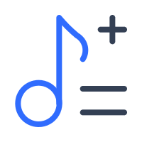 Add Playlist Feature Free Open-Source SVG Icon