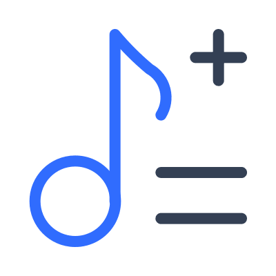 Add Playlist Feature Free Open-Source SVG Icon (Marketeq)