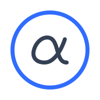 Alpha Circle (Marketeq) Free Open-Source SVG Icon