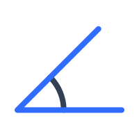 Angel 45 Degree Angle Free Open-Source SVG Icon