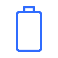 Battery Status Indicator Free Open-Source SVG Icon