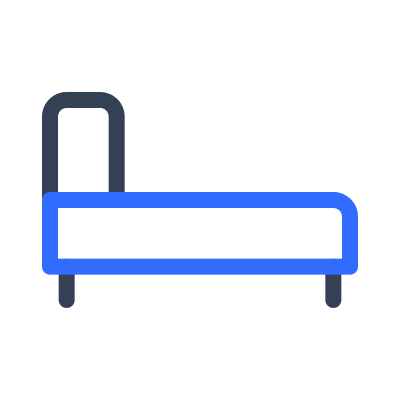 Bed Furniture Free Open-Source SVG Icon (Marketeq)