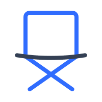 Camping Chair Free Open-Source SVG Icon