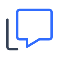 Left Chat Bubble (Marketeq) Free Open-Source SVG Icon