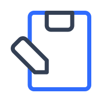 Clipboard Edit Left (Marketeq) Free Open-Source SVG Icon