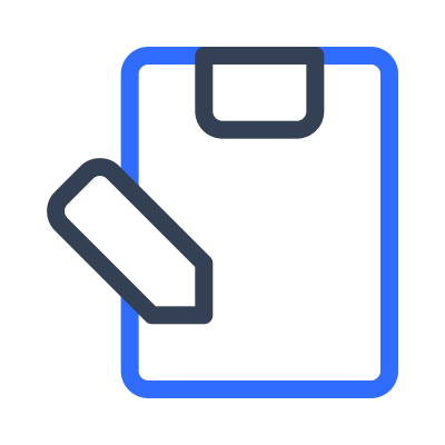 Clipboard Edit Left (Marketeq) Free Open-Source SVG Icon (Marketeq)