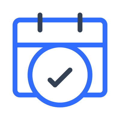 Alternative Date Check Free Open-Source SVG Icon (Marketeq)