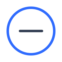 Decrease Circle (Marketeq) Free Open-Source SVG Icon