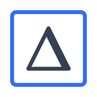 Delta Square Shape Free Open-Source SVG Icon