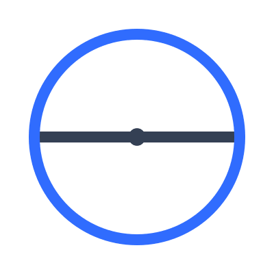 Diameter Circle Free Open-Source SVG Icon (Marketeq)