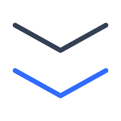 Double Down Sign Free Open-Source SVG Icon (Marketeq)