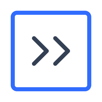 Double Right Arrow Sign in Square (Marketeq) Free Open-Source SVG Icon (Marketeq)