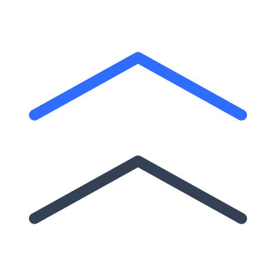 Double Up Sign Free Open-Source SVG Icon (Marketeq)