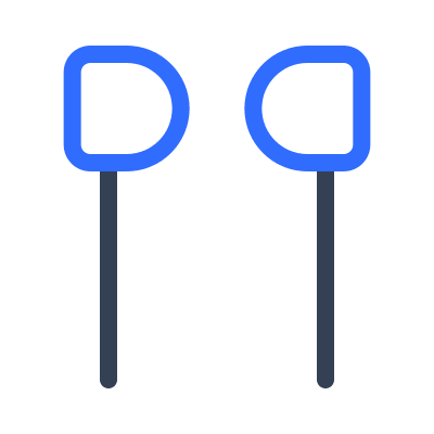 Earphone Device Free Open-Source SVG Icon (Marketeq)