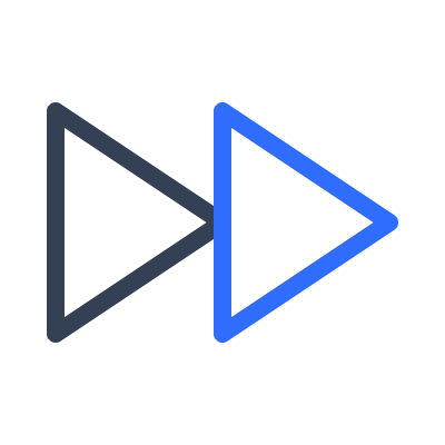 Fast Forward Playback Free Open-Source SVG Icon (Marketeq)