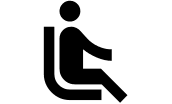 Normal Reclining Airline Seat Free Open-Source SVG Icon