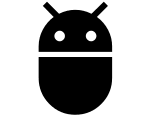 Alternative Android Logo (Material Design Iconic Font) Free Open-Source SVG Icon