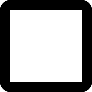 Square Outline Shape Free Open-Source SVG Icon (Material Design Iconic Font)