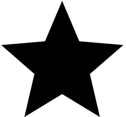 Star Symbol Free Open-Source SVG Icon (Material Design Iconic Font)