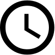 Time Clock Representation Free Open-Source SVG Icon