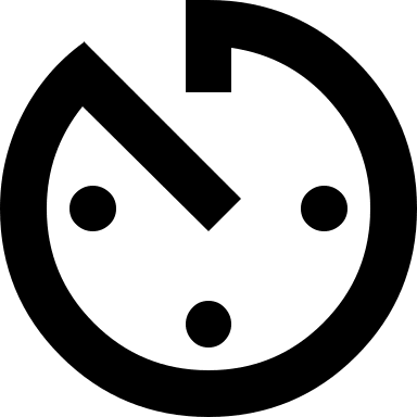 Countdown Timer Free Open-Source SVG Icon (Material Design Iconic Font)